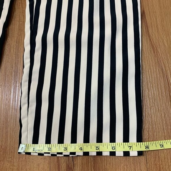 REVOLVE AMUSE SOCIETY Black Stripe Crop Trousers - Picture 15 of 16